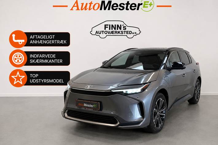 Grå Toyota BZ4X fra 2024