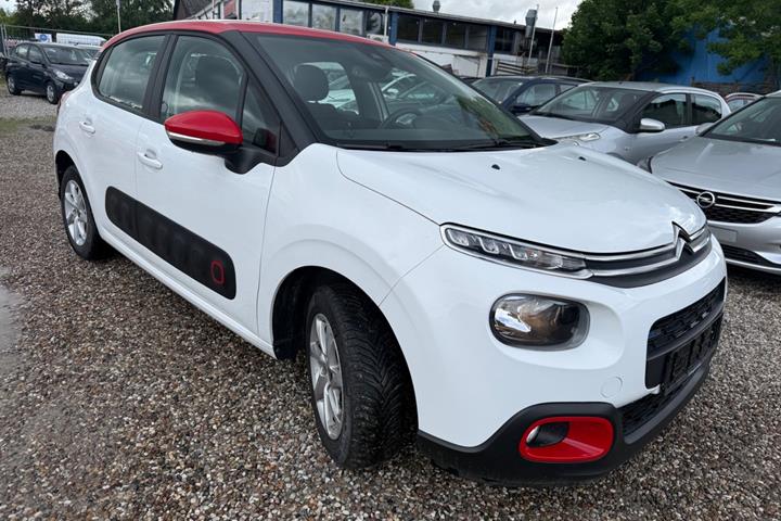 Hvid Citroën C3 fra 2017