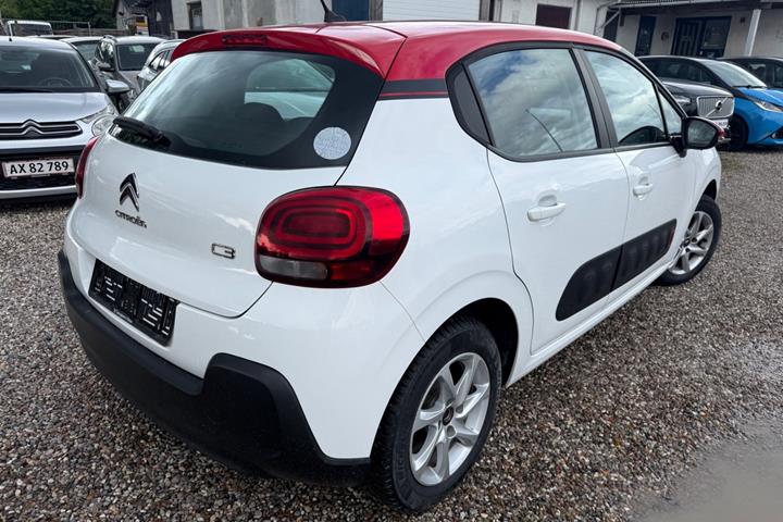 Hvid Citroën C3 fra 2017