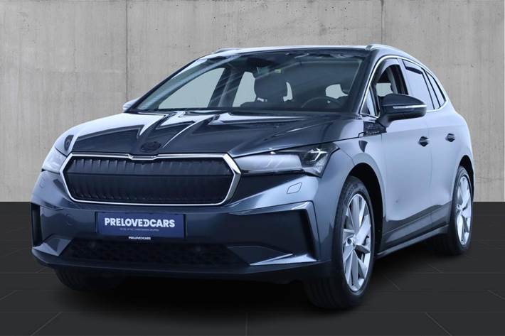 Grå Skoda Enyaq fra 2022