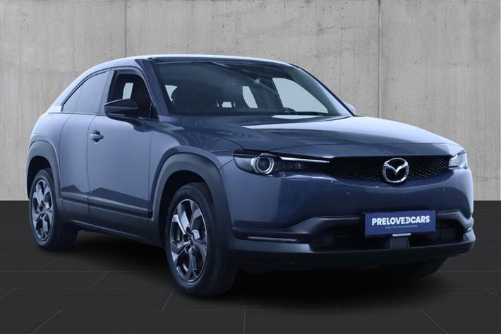 Blå Mazda MX-30 fra 2020