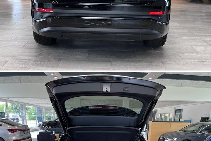 Sort Audi Q4 e-tron fra 2024