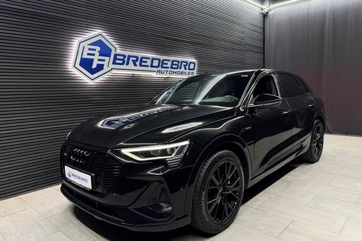 Sort Audi e-tron fra 2023