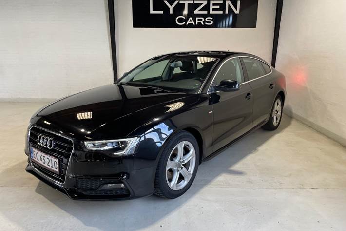 Sort Audi A5 fra 2016