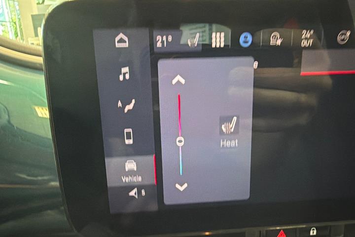 Grøn Fiat 500e fra 2021