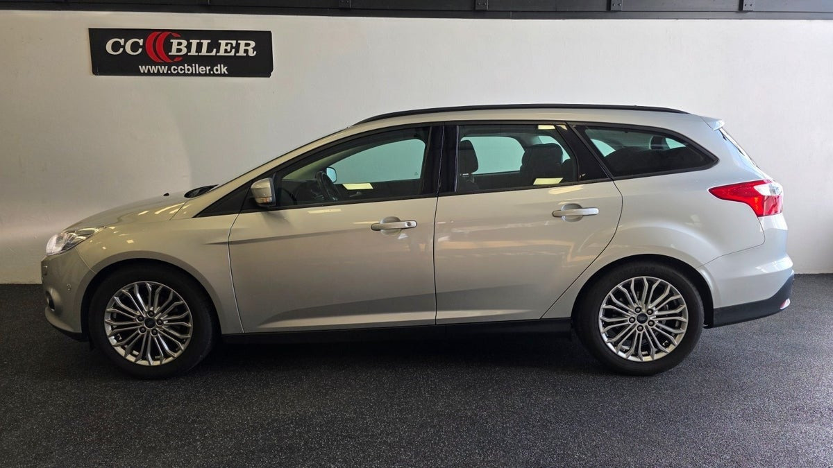 Sølv Ford Focus fra 2013