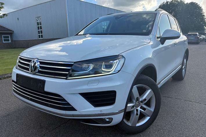 Hvid VW Touareg fra 2017