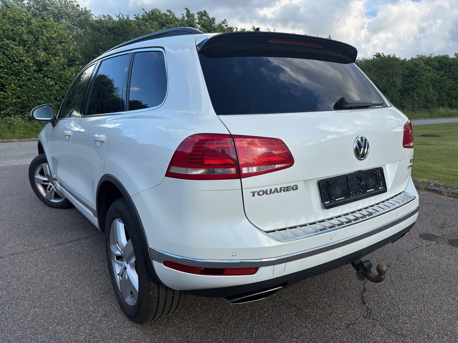 Hvid VW Touareg fra 2017
