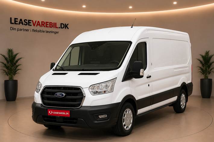Hvid Ford Transit 350 L3 Van fra 2021