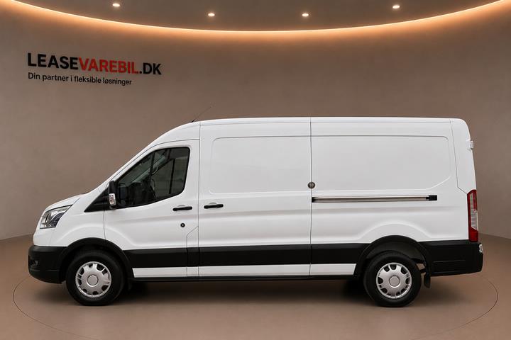 Hvid Ford Transit 350 L3 Van fra 2021