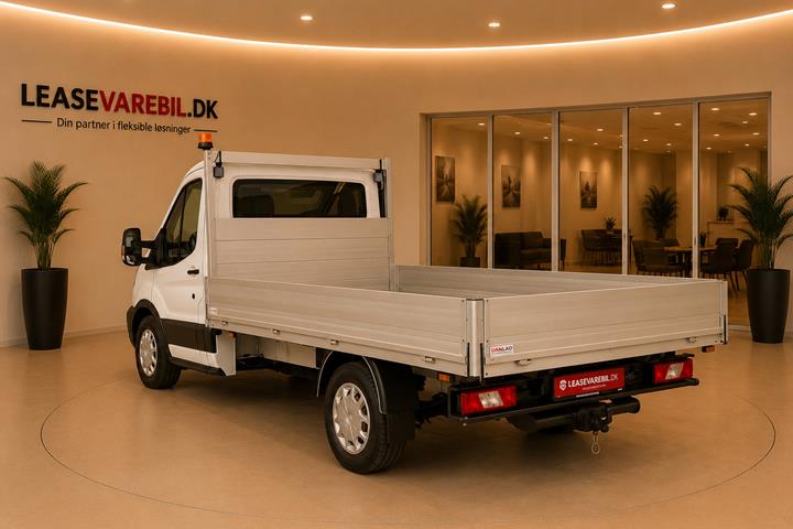 Hvid Ford Transit 350 L3 Chassis fra 2019