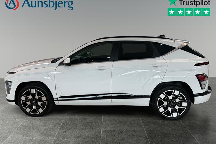 Hvid Hyundai Kona fra 2024