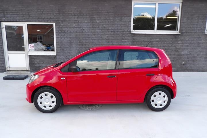 Rød Seat Mii fra 2016