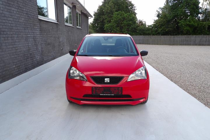 Rød Seat Mii fra 2016