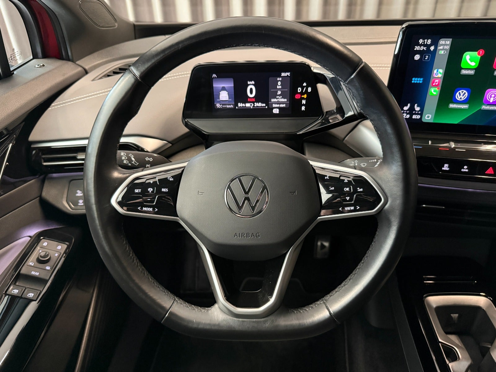 Rød VW ID.4 fra 2023