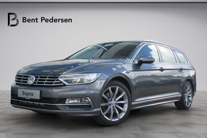 Grå VW Passat fra 2016