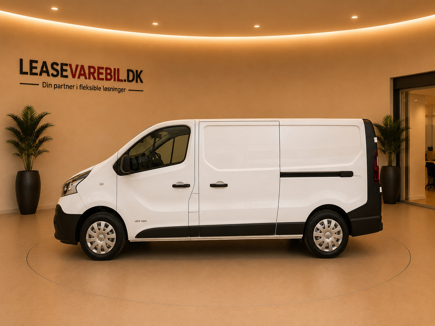 Hvid Renault Trafic T29 fra 2017