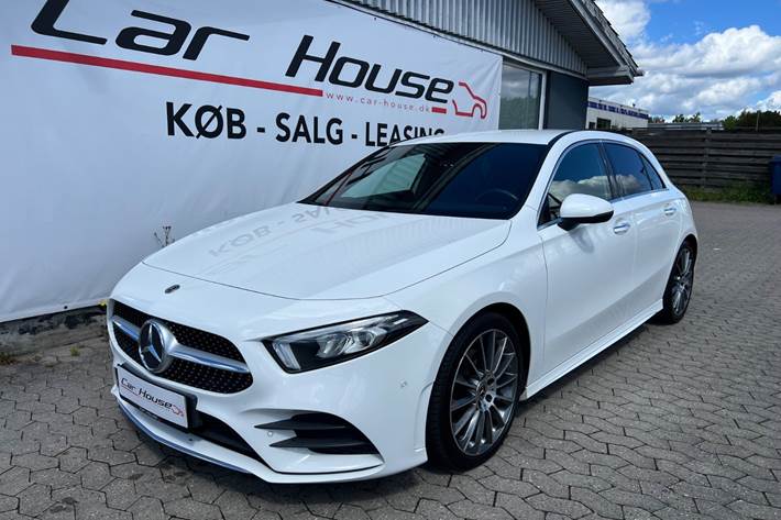 Hvid Mercedes A180 d fra 2017