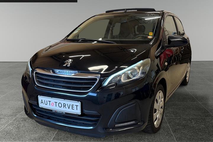 Sort Peugeot 108 fra 2015 set udefra