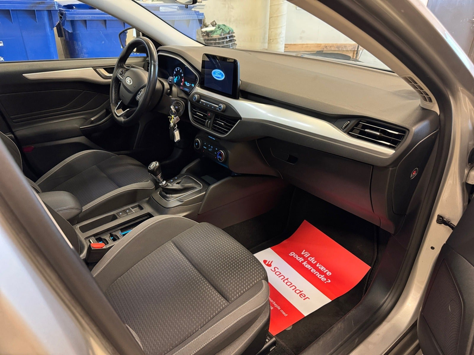 Sølv Ford Focus fra 2019