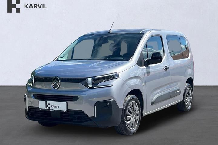 Sølv Citroën ë-Berlingo fra 2025 set udefra