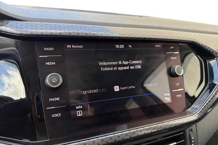 Grå VW T-Cross fra 2020