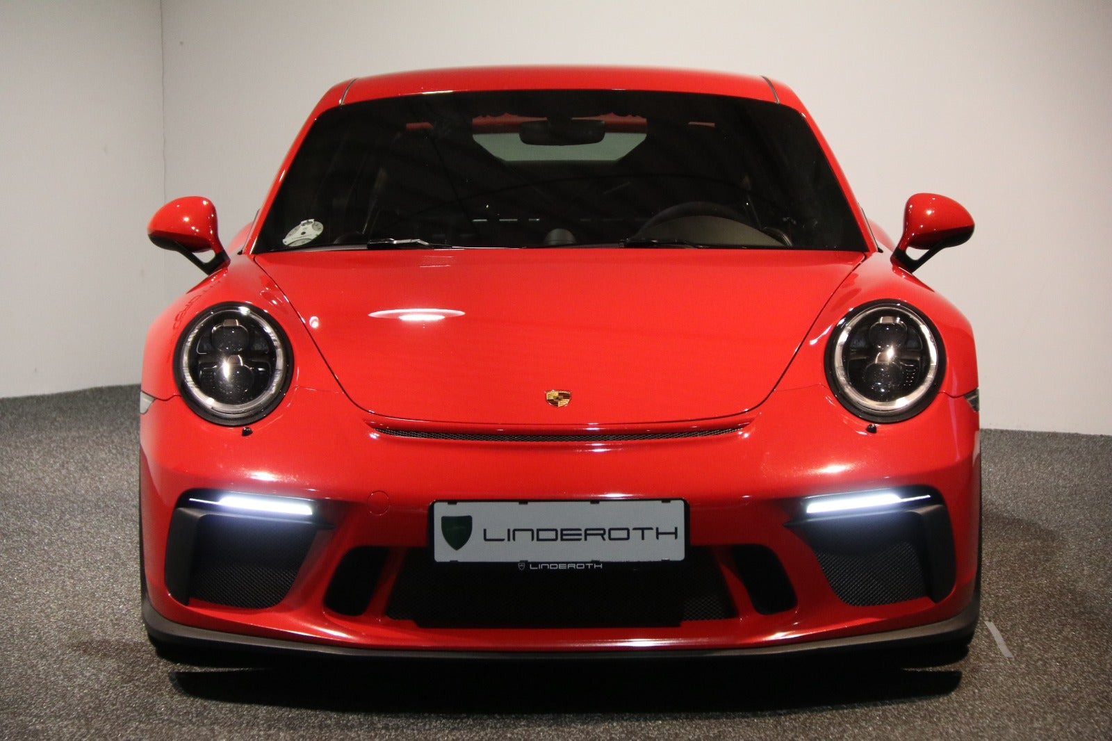 Rød Porsche 911 GT3 fra 2018