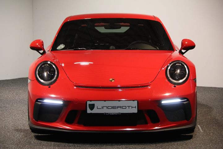 Rød Porsche 911 GT3 fra 2018