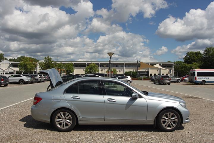 Grå Mercedes C-Klasse fra 2013