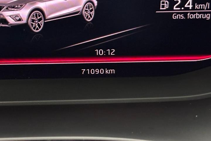 Rød Seat Arona fra 2018