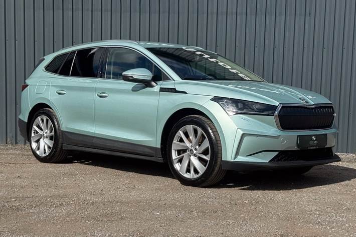 Grøn Skoda Enyaq fra 2022