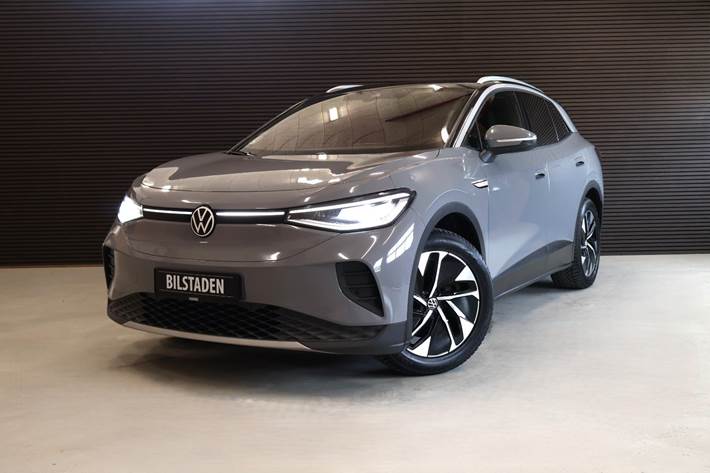 Grå VW ID.4 fra 2022 set udefra