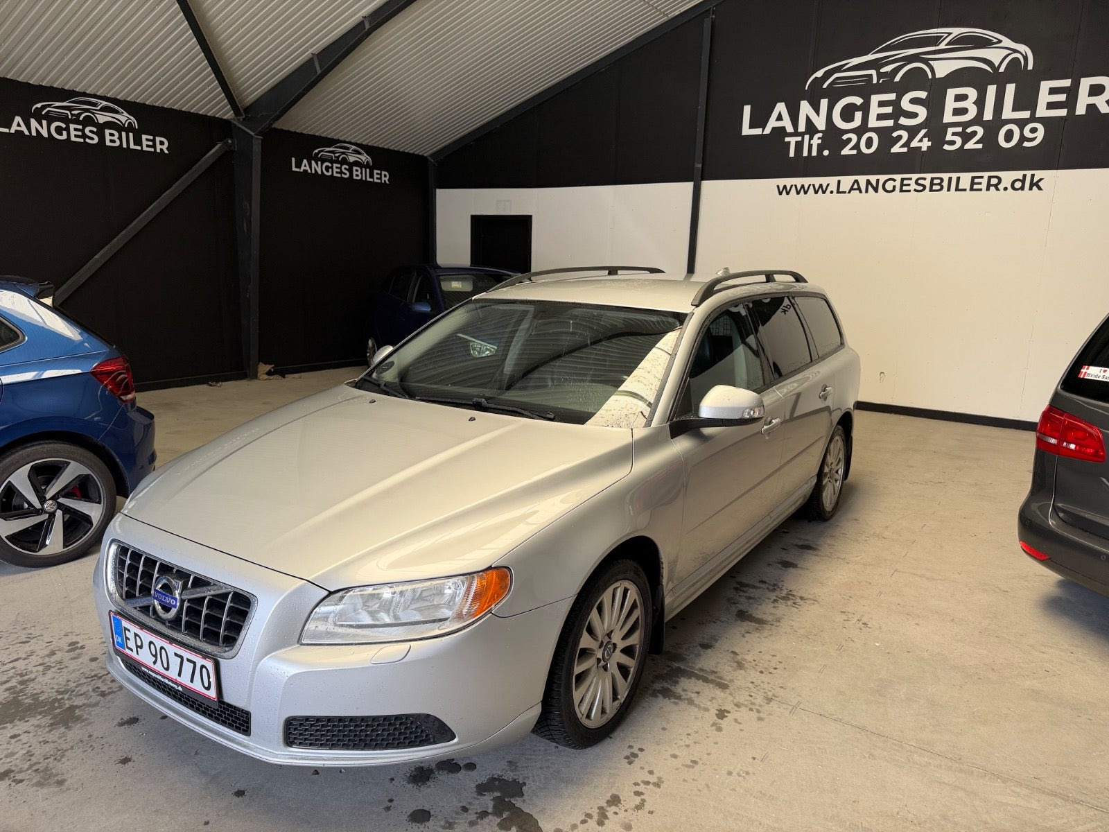 Sølv Volvo V70 fra 2011