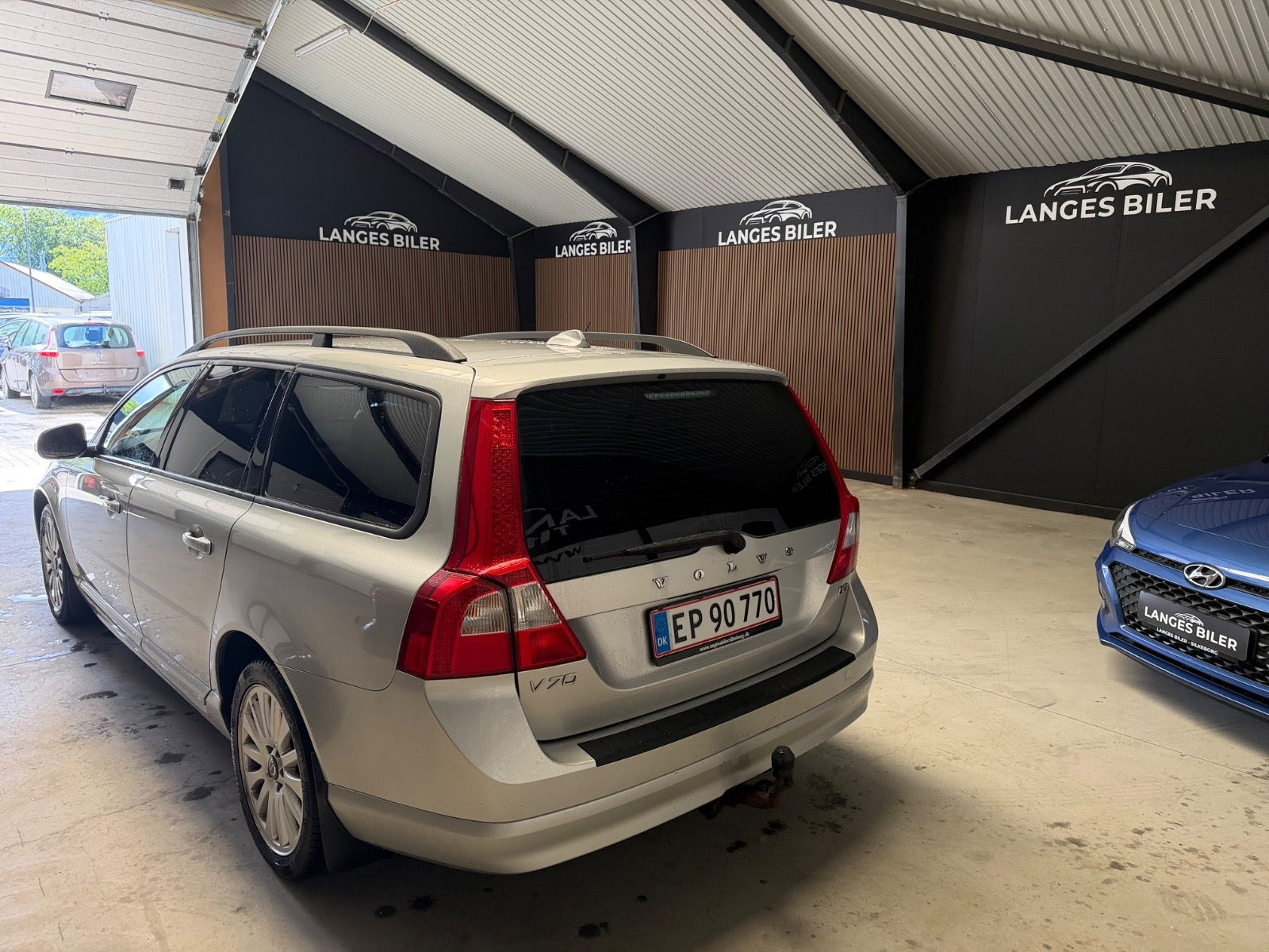 Sølv Volvo V70 fra 2011