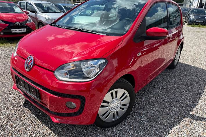Rød VW UP! fra 2015