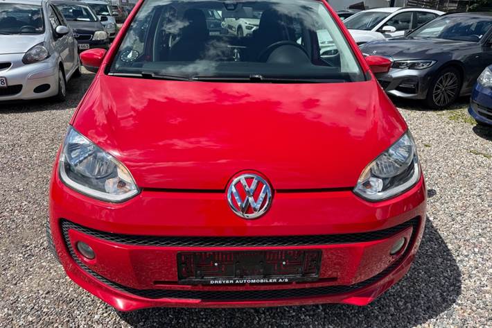 Rød VW UP! fra 2015