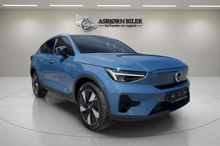 Blå Volvo C40 fra 2023