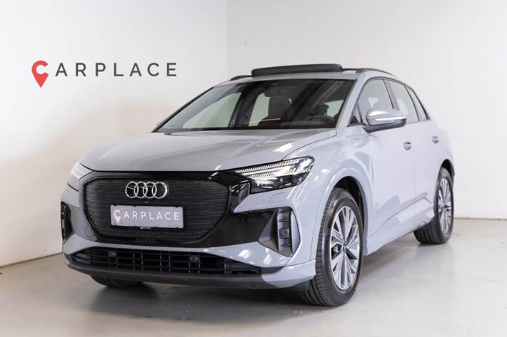Grå Audi Q4 e-tron fra 2024