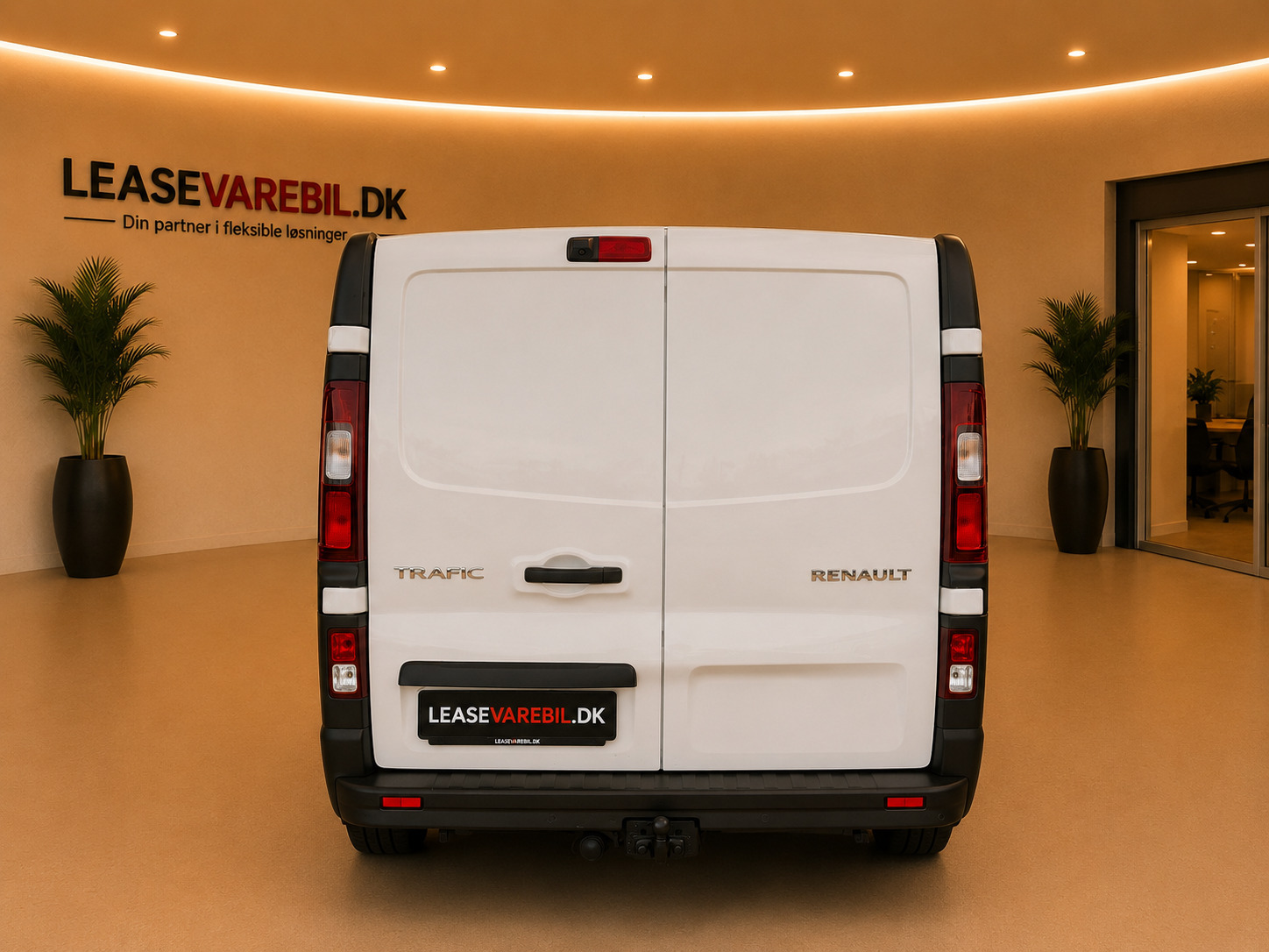 Hvid Renault Trafic T29 fra 2017
