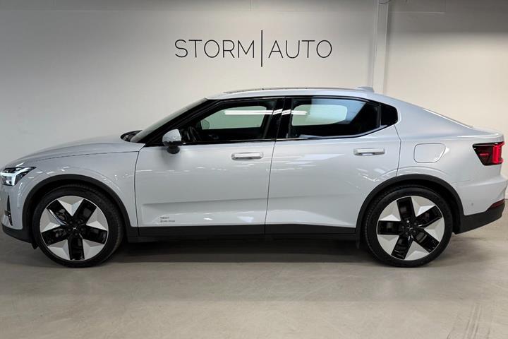 Hvid Polestar 2 fra 2024