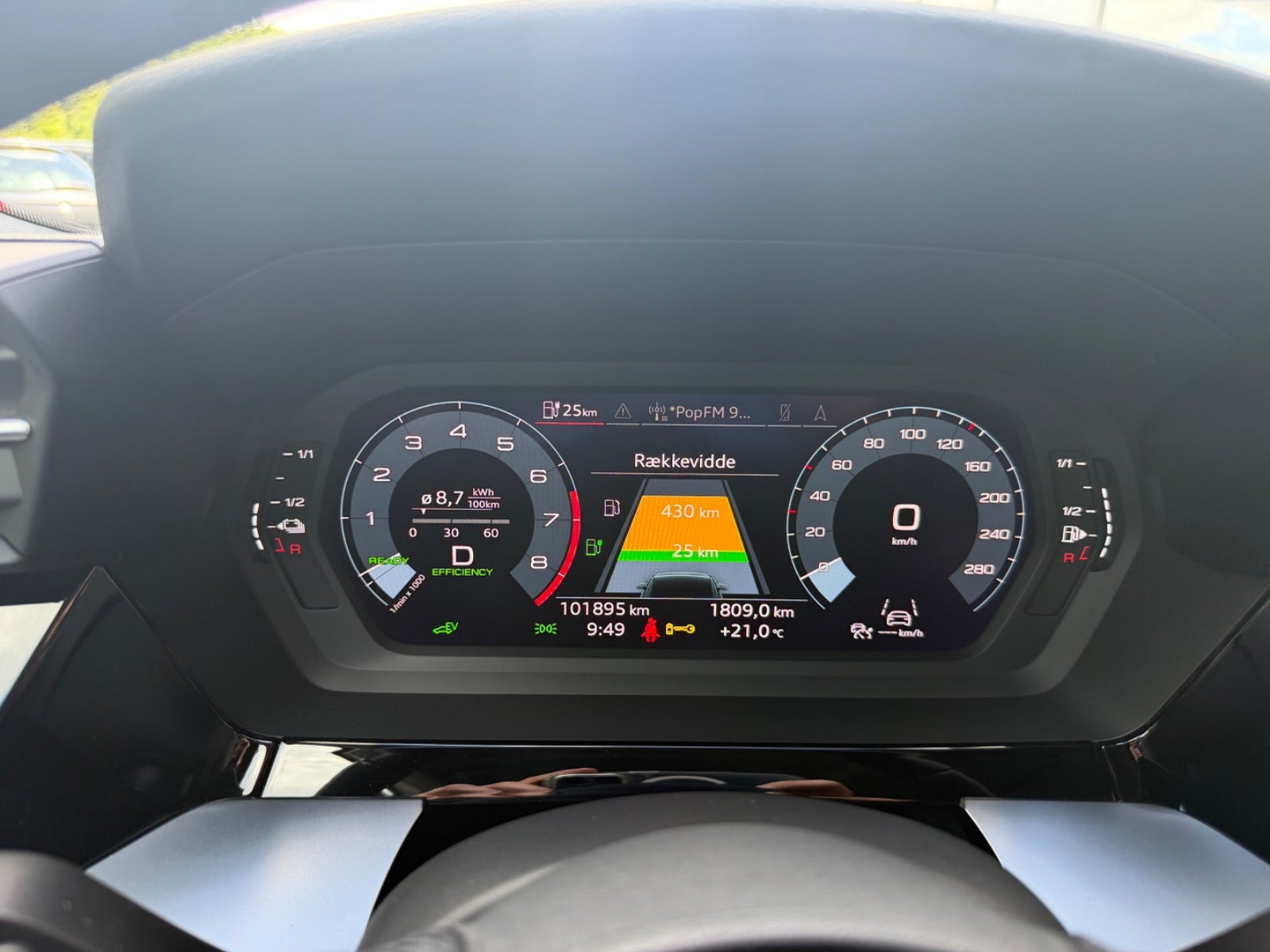 Hvid Audi A3 fra 2021