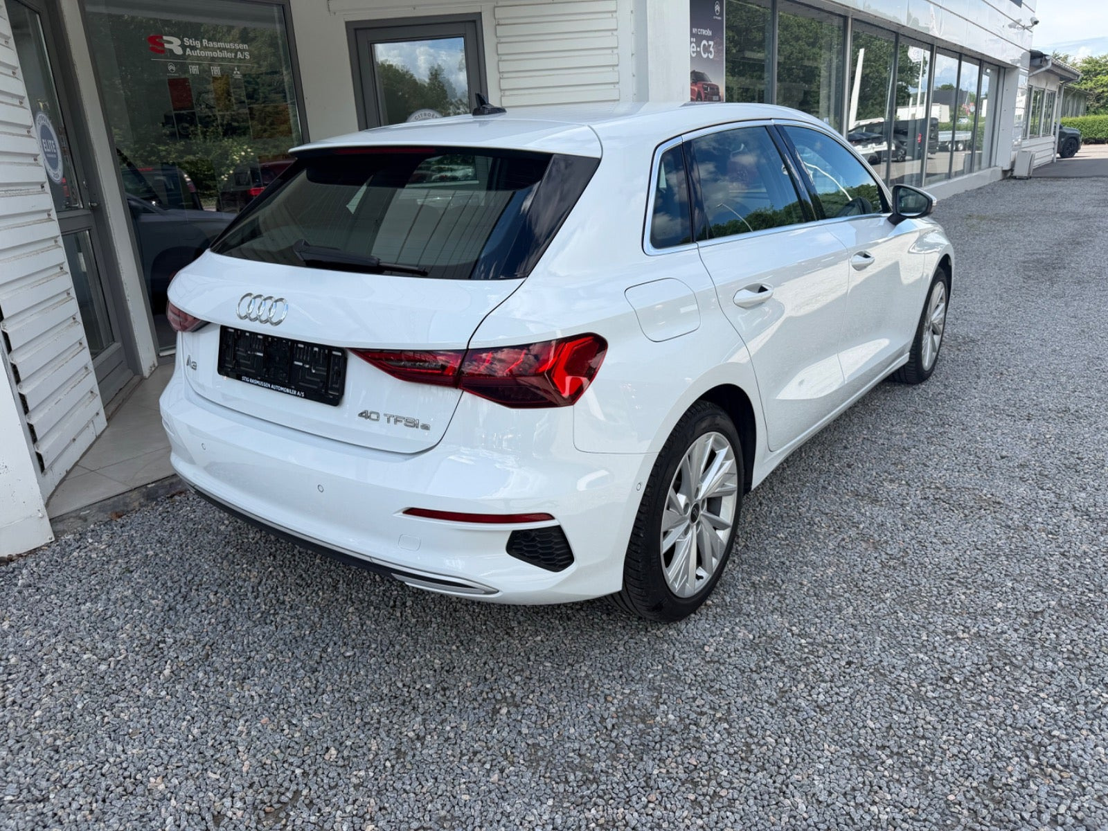 Hvid Audi A3 fra 2021