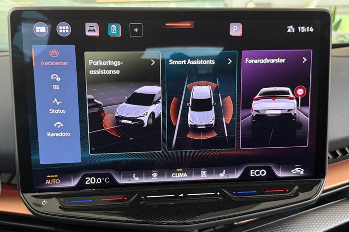 Blå Cupra Tavascan fra 2025