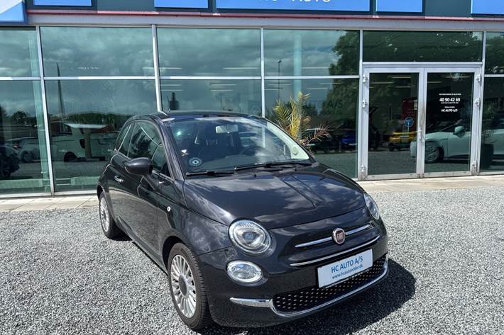 Sort Fiat 500 fra 2018