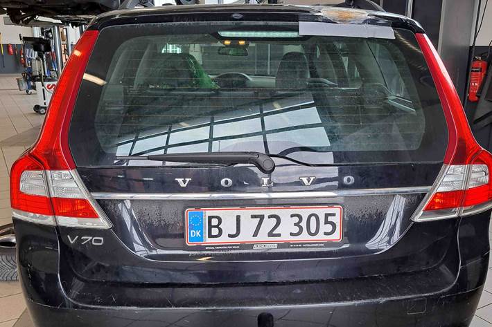 Sort Volvo V70 fra 2016