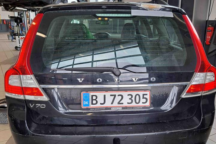 Sort Volvo V70 fra 2016