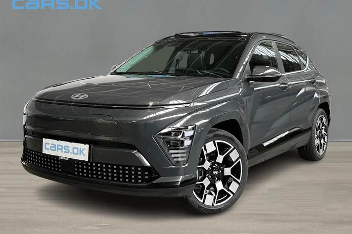 Grå Hyundai Kona fra 2026 set udefra