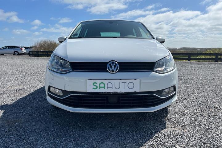 Hvid VW Polo fra 2015