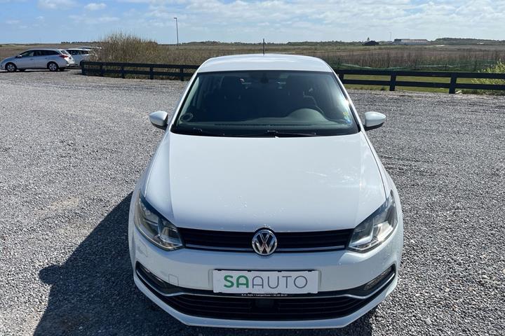Hvid VW Polo fra 2015