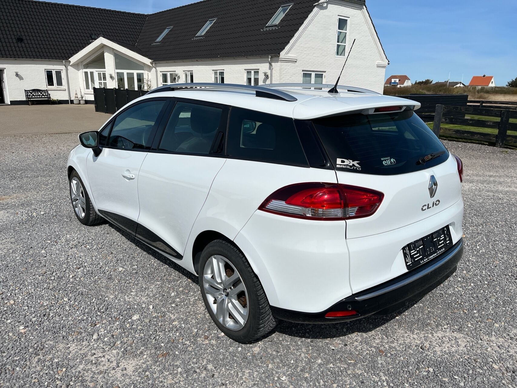 Hvid Renault Clio fra 2019